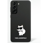 Karl Lagerfeld Silicone Choupette skirtas Samsung Galaxy S23, juodas