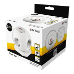 Prailgintuvas su įžeminimu Entac ESC1.5G3-Globe 4 lizdų 3680W IP20&nbsp;1.5 m su jungtuku