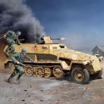 Klijuojamas Modelis Academy Hobby 13540 German Sd.kfz.251 Ausf.C 1/35