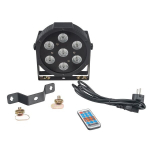 &Scaron;viesos efektai Flash Butrym LED PAR 56 7x15W RGBWA+UV 6in1