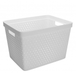 Perforuota dėžutė, 19l, balta