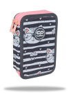 Forminis dviejų skyrių penalas su priedais CoolPack Jumper 2 Catnip F066695