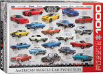 Dėlionė Eurographics, 6000-0682, American Muscle Car Evolution, 1000 d.