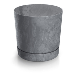 Gėlių vazonas Prosperplast Tubo P Beton Effect DPOP240E-425U, marengo