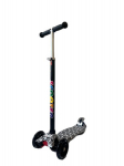 Triratis paspirtukas Scooter, juodas