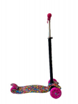 Triratis paspirtukas Scooter, rožinis