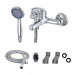 Vonios ir du&scaron;o mai&scaron;ytuvas Granitan Alfa, sidabrinis