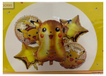 Balionų rinkinys Pikachu pokemon, 5 vnt.