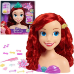 Plaukų modeliavimo galvos lėlė Princess Ariel + priedai