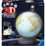 Ravensburger 3D dėlionės kamuolys su ap&scaron;vietimu 540 vnt Globe