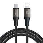 USB kabelis Joyroom SA25-CL3 USB-C to Lightning 30W 2.0m juodas