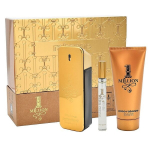 Kosmetikos rinkinys Paco Rabanne 1 Million vyrams: tualetinis vanduo EDT, 100 ml + du&scaron;o želė, 100 ml + tualetinis vanduo EDT, 10 ml
