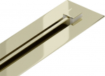 Du&scaron;o latakas Mexen Flat 360 Super Slim, Gold, 50 cm