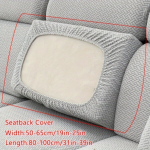 Elastinis Sofa Apdangalas, Universalus Dulkėms Atsparus Baldų Apsauga, L formos