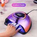 LED Nagų Džiovintuvas Lempa, 66 Karoliukai UV &Scaron;viesa,  Spalvinga Violetinė
