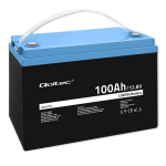 "Qoltec LiFePO4" ličio geležies fosfato akumuliatorius | 12,8 V | 100 Ah | 1280Wh | BMS