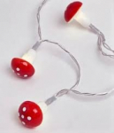 CHANDLER LAMP BRANCH 10 LED DECORATION RED MUCHOMORS