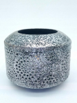 Metalinis ažūrinis arbatinuko laikiklis "Glamour Silver Silver Black