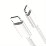 60W greito įkrovimo laidas iPhone ir Samsung, Baltas