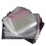 100 vnt. lipnios plastikinės mai&scaron;eliai papuo&scaron;alams ir kaukėms, 10*15cm 100vnt