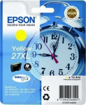 epson originalus ra&scaron;alas c13t27144012, 27xl, geltonas, 10,4 ml, epson wf-3620, 3640, 7110, 7610, 7620