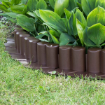 Plastikinė tvorelė PALISADA BROWN 3,2 m