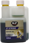 Pusiau sintetinė alyva dvitakčiams varikliams K2 2T Stroke oil, žalia