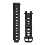 22 mm Watch Bands (Instinct 3 &ndash; 45 mm), Black Silicone