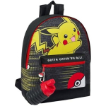 "Pok&eacute;mon Pikachu Sudėk Juos Visičius Roxy Kuprinė su sulankstoma vandens buteliu &ndash; Oficialus leidimas, 39 x 31 x 12 cm, patvarus poliesteris,"