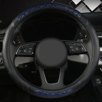 Universalus PU Oda Vairaračio Dangtis su Orui Vidumi , Black Blue-round (19003) Novatori&scaron;ka automobilio apdaila