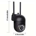 HD 1080P WiFi apsaugos kamera su automatiniu sekimu