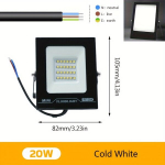 20W LED Prožektorius IP66 Gatvės Žibintas 3000/6000K , &Scaron;alta balta 6000K