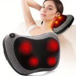 Elektrinis Shiatsu kaklo ir nugaros masažuoklis su &scaron;ildymu.