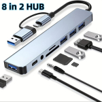 USB skirstytuvas 7 viename su 4 USB jungtimis.