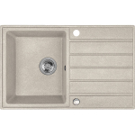 Granitinė virtuvinė plautuvė Laveo Margarita SBM_411T, Beige