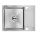 Virtuvinė plautuvė Laveo Marmara SAM_013T, Inox