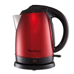 Virdulys - MOULINEX - Subito Inox raudonas - 1.7L - 2000W - Paslėpta kaitinimo elementas