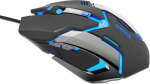 "e-blue" pelė "auroza gaming", 4000dpi, optinė, 6 but., usb laidas, juoda, žaidimų, el. dėžutė