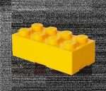 Prie&scaron;piečių dėžutė Lego 8, geltona