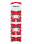baterijos &scaron;arminės, mygtukinės, lr44, 1,5 v, "maxell", lizdinė plok&scaron;telė, 10 vnt.