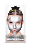 Detoksikuojanti veido kaukė su cinko, sidabro ir anglies dalelėmis Bielenda Gold Detox 8 g