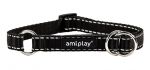 Amiplay pusiau smaugiamas antkaklis Reflective, M, juodas