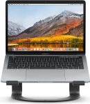 Twelve South Curve, skirta MacBook, matinė juoda, stalinis stovas ne&scaron;iojamiesiems kompiuteriams