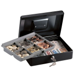 Monetų dėžutė - MASTER LOCK - CB-10ML - Su raktu - 3,34 L - Juoda, Juoda