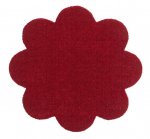 Hanse Home durų kilimėlis Soft & Clean Bordeaux, 67x67 cm