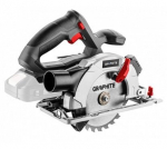 Akumuliatorinis diskinis medžio pjūklas 18V, GRAPHITE 58G008