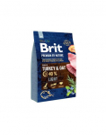 BRIT Premium By Nature Light (kalakutiena/avižos), 3 kg