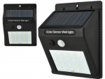 LED sieninė lempa nuo saulės