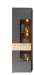 Vitrina Como COMV711LB, pilka/ruda