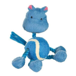 Trixie žaislas su virve ir teniso kamuoliuku, 16cm